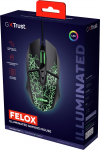 Juhtmega m&auml;ngur Trust GXT 113 Felox, usb type-a, must
