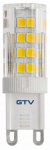 Lambipirn GTV LD-G9PE35W-30 LED, 3000 &deg;K, G9, 3.5 W, 350 lm
