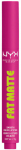 Huulepulk NYX Professional Makeup Fat Matte, 7 g, fluffy fuchsia v.