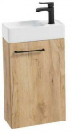 Vannitoakapp valamuga Smarty 1D, craft gold v., 23 cm x 50 cm x 60 cm