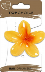 Juukseklamber Top Choice Hawaiian Flower, 80 mm, (v&auml;rv/disain valitakse juhuslikult)