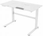 Arvutilaud reguleeritava k&otilde;rgusega Home4you Ergo Fit 18712, 112 cm x 60 cm, 56 - 80 cm, valge v.