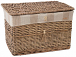 Korv Home4you Willi Stripe 61062, puuvill/paju, 60 cm x 40 cm