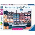 Pusle Ravensburger Denmark Copenhagen, 50 cm x 70 cm, 1000 tk, mitmev&auml;rviline
