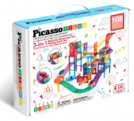 Magnetkonstruktor Picasso Tiles Marble Run Rack PTG108, 108 tk, mitmev&auml;rviline