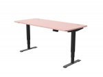 Arvutilaud reguleeritava k&otilde;rgusega Desktronic HomePro 40 853, 180 cm x 80 cm, 126 cm, must v./roosa v.