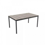 Aialaud Keter Deco Porto Nova Extendable, must v./hall v., 160 - 240 cm x 94 cm x 75 cm