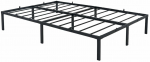 Voodi poolteist istekohta Akord Furniture Factory, 120 x 200 cm, must v., ilma madratsita, p&otilde;hjalippidega