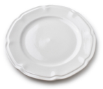 Taldrik prae AffekDesign Hella, 26 cm x 26 cm, valge v.