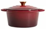 Malmpott Homla Andreas 777592, &Oslash;24 cm, 4 l, punane v.