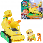 Kujukeste komplekt, koos tarvikutega Spin Master Paw Patrol Rubble Dino Rescue Bulldozer, kollane v./roheline v.