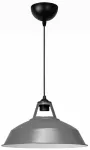 Valgusti lagi Opviq 242567 780SGN4817, E27, 1 x 40 W, hall v. / must v., 31 x 31 cm
