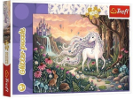Pusle Trefl Glitter: Rainbow Glow of the Unicorn, 41 cm x 27 cm, 100 tk