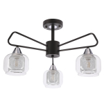 Valgusti lagi Candellux Lighting Gato 33-49964, E14, 3 x 40 W, l&auml;bipaistev v. / must v.