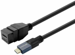 Kaabel Vivolink Pro Keystone PROKEYUSBCFM0.5B USB Type-A Female, USB Type-C Male, 0.5 m, must v.