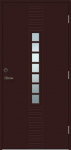 Uks Viljandi Andre 7R, vasakpoolne, pruun, 209 x 99 x 6.2 cm