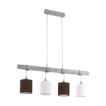 Valgusti rippuv Eglo Townshend 49927, E14, 4 x 60 W, valge v.
