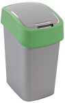 Pr&uuml;gikast Curver FlipBin, h&otilde;be v./roheline v., 10 l, 35 cm x 18.9 cm