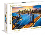Pusle Clementoni New York 33546, 118 cm x 84 cm, 3000 tk, mitmev&auml;rviline