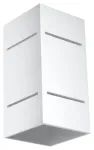 Valgusti seinale Sollux Blocco Block 20638-02, G9, 1 x 40 W, valge v. / valge v.