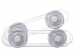 Uksepiiraja Dreambaby Mini Multi-Purpose Latches, l&auml;bipaistev v., 4 tk