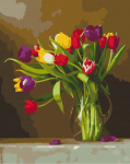 Maalimine numbrite j&auml;rgi Picture Paint It! Tulips, mitmev&auml;rviline