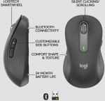 Arvutihiir Logitech Singature M650 L Left bluetooth, hall