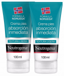 Jalakreem Neutrogena Immediately Absorbed, 100 ml, 2 tk