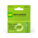 Laetav aku GP GPRHC083L001, AAA, 800 mAh, 4 tk