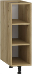 Alumine k&ouml;&ouml;gikapp Vento D-25/82, tamm v., 52 cm x 25 cm x 82 cm