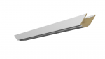 Horisontaalne ukseraam Domoletti, 70.5 cm x 10 - 14 cm x 1 cm, valge v.