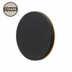 &Otilde;ue seinavalgusti Domoletti Circle ELED-853, 9W, LED, IP54, must, 5 cm x 15 cm