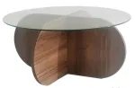 Kohvilaud Kalune Design Bubble, p&auml;hklipuu v., 75 cm x 75 cm x 35 cm