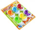 Arendav m&auml;ng Shape Eggs Match, mitmev&auml;rviline
