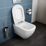 WC-pott, seinapealne Ideal Standard Tesi Aquablade, kaanega, 390 mm x 570 mm