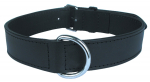 Kaelarihm koertele Zolux Leather Lined, must, 450 mm x 20 mm