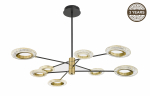 Valgusti rippuv Domoletti Crystal A2333-8, LED, 3000 &deg;K, 8 x 7.5 W