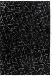 Vaip Me Gusta Bijou 125, h&otilde;be v./must v., 150 cm x 80 cm