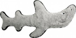 M&auml;nguasi koerale, pehme Karlie Shark 48194, 48 cm, hall v.