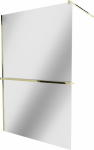 Du&scaron;isein Mexen Kioto+ Walk-In, 120 cm x 200 cm, kuldne