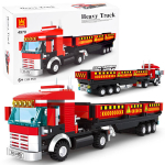 Konstruktor Container Truck Heavy ZA3843, 323 tk, punane v.