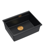 K&ouml;&ouml;givalamu Quadron Logan 100, graniit, 59 cm x 45 cm x 21.5 cm, must v./vask v.