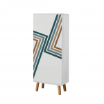 Kingakapp Kalune Design Vegas B 951, valge v., 38 cm x 50 cm x 135 cm