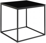 Kohvilaud House Nordic Vita, must v., 45 cm x 45 cm x 45 cm