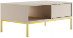 Kohvilaud Kocot Kids Austin 100, kuld v./beež v., 100 cm x 60 cm x 45.5 cm