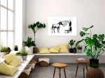 Reproduktsioon Artgeist Banksy: Washing Zebra, i-c-0146-b-a, 30 cm x 20 cm
