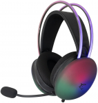 Juhtmega m&auml;nguri peakomplekt White Shark GH-2342 Firefly, must v.