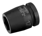 Kuusnurkne l&ouml;&ouml;gipistikupesa Bahco K7801M, 18 mm, 1/2"