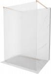 Du&scaron;isein Mexen Kioto Walk-in, 120 cm x 200 cm, brushed copper
