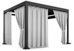 Paviljoni kardin ZMOT-01, 155 x 250 cm, helehall v.
